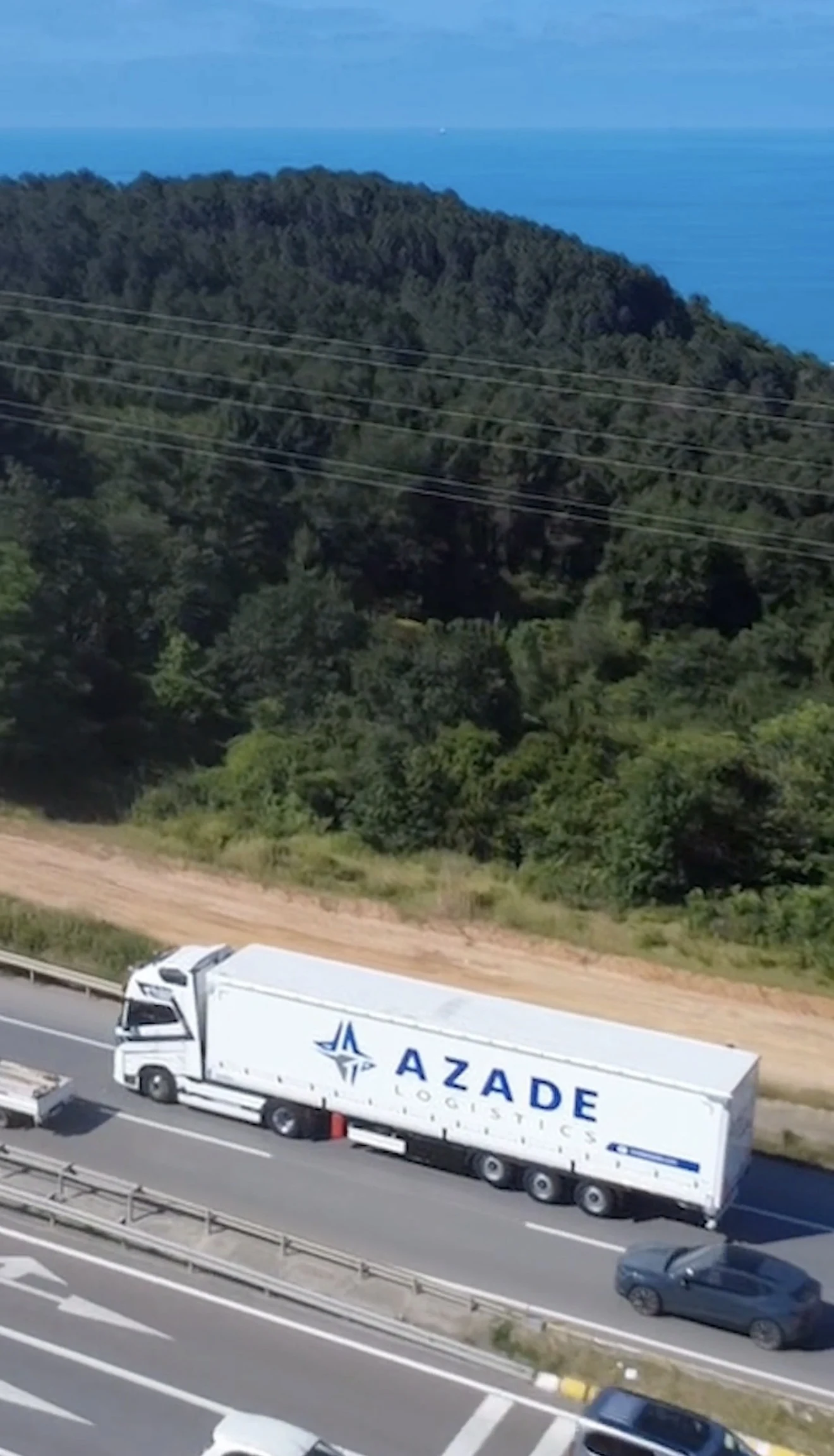 Azade Logistics yol çekimi